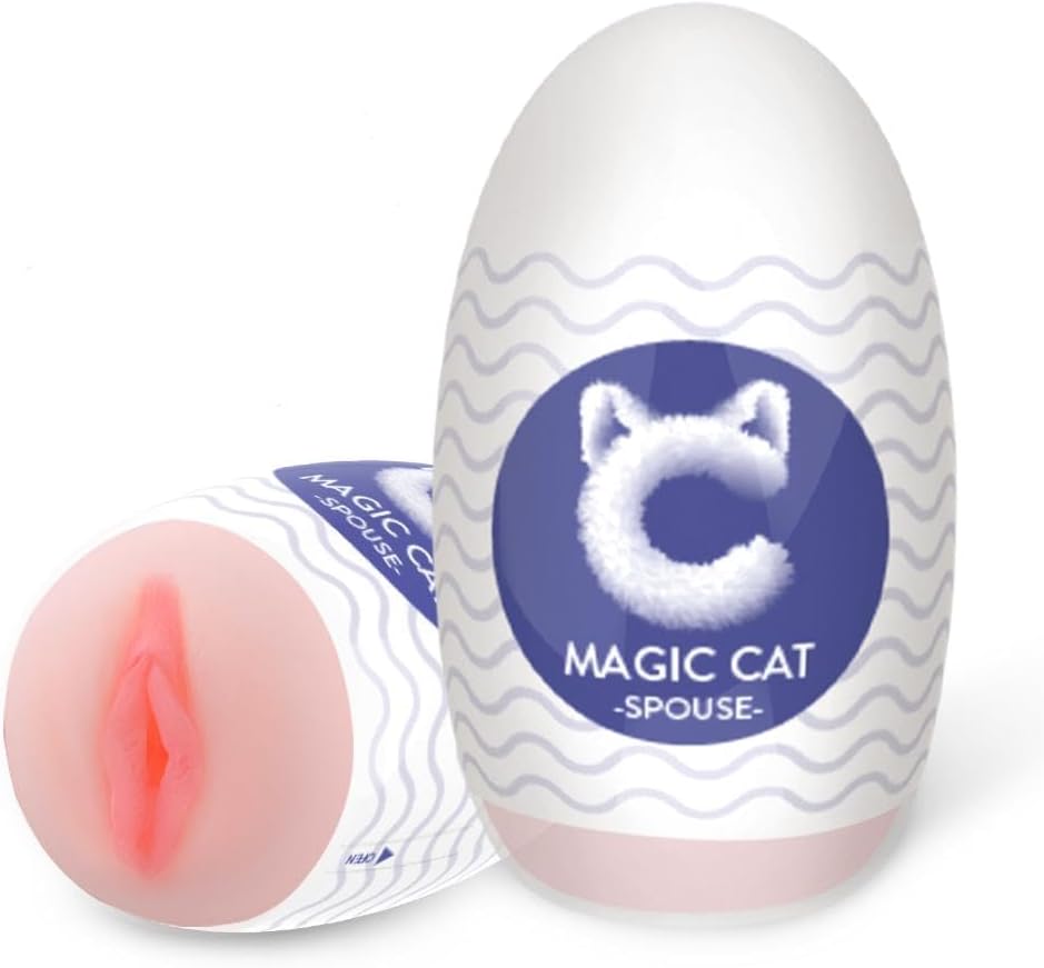 【Mature Women】 Ultra-Stretchy Masturbators Egg,Handheld Male Masturbators Cup with Softer Wrapped, Realistic Pocket Pussy Stroker with Strong Suctions, Adult Sex Toy for Men with 3D Lifelike Vagina