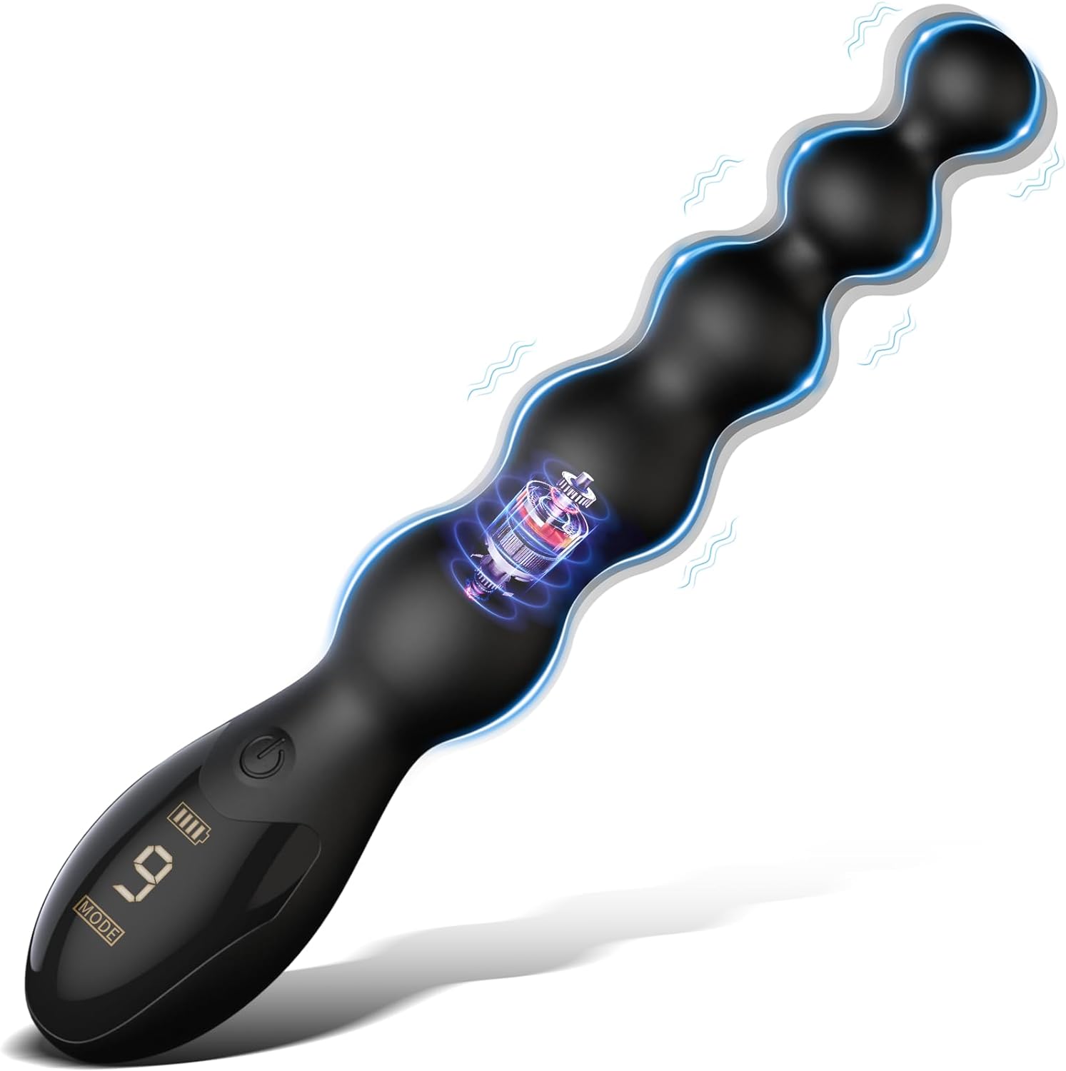 Male Sex Toys Anal Plug - Adult Toys Anal Beads Sex Toys for Men and Women Adult Toy Sex Toy Anal Vibrators Graduated & Display Design Anal Toys Dildo Prostate Massager with 9 Vibration Modes