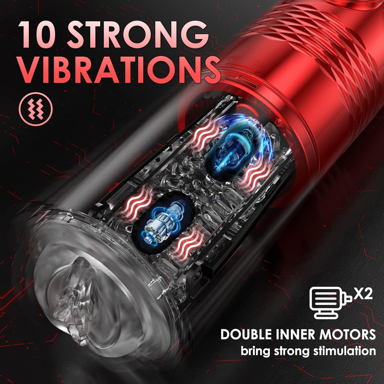 Male Sex Toy for Men Male Masturbator - Sex Toys for Men Adult Toys with 10 Vibrating & 6 Thrusting, Male Mens Sex Toys Pocket Pussy LCD Display, Men Sex Toy Male Stroker Realistic Sleeve Sex Machine